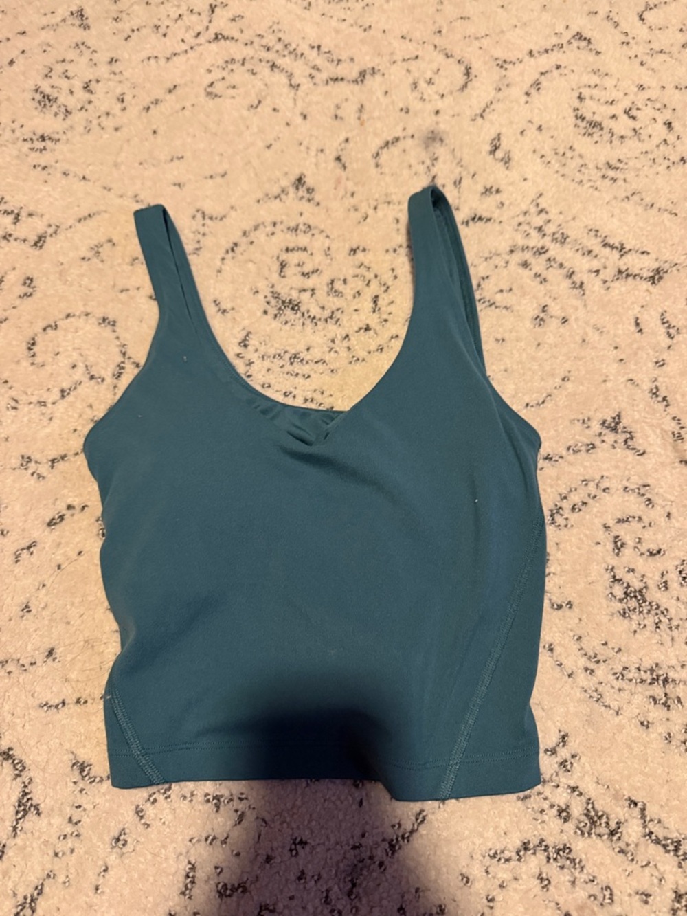 Gilly Hicks Teal Scoop Neck Tank Top